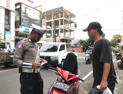 Operasi Keselamatan 2025, Polres Ternate Tindak Puluhan Kendaraan