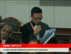 Sengketa Pilkada Halmahera Utara MK Putuskan Lanjutkan Pembuktian, Kuasa Hukum:Kami Sangat Siap