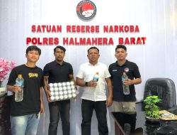 Patroli, Satresnarkoba Polres Halbar Ringkus Dua Terduga Pelaku dan Barang Bukti Miras