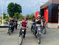 Menjaga Situasi Kamtibmas Selama Ramadan, Kapolres Morotai Pimpin Patroli Dialogis
