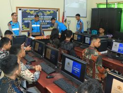 Taruna dan Taruni Akpol Polda Maluku Utara Lakukan Tes Cat