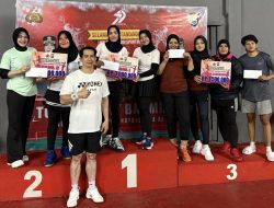 AKBP Anita Ratna Yulianto, Beri Selamat para Pemenang Badmintol di Hut Bhayangkara ke 79