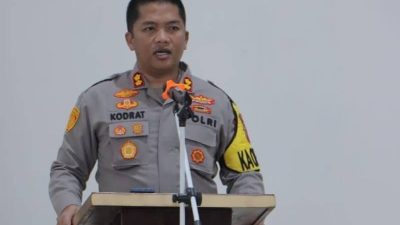 Kapolres Kepulauan Sula Turunkan Ratusan Personel amankan Kunker Menkes RI