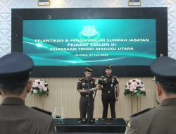 Wakajati, Empat Asisten dan Dua Kajari di Wilayah Maluku Utara Berganti