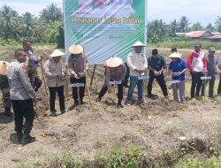 Maksimalkan Program Presiden Prabowo, Polres Halmahera Timur dan Muhammadiyah Tanam Jagung