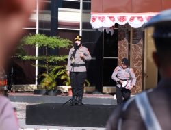 Kapolres Ternate Tekan Kedisplinan dan Loyalitas di Anggota saat Pengukuhan Pamapta
