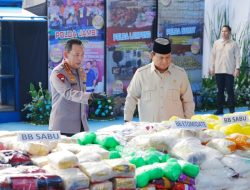 Presiden Prabowo Pimpin Pemusnahan 214,84 Ton Narkotika, Polri Tegas Dukung Agenda Asta Cita