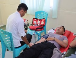Polda Malut dan Jajaran Polres Laksanakan Donor Darah di HUT Humas Polri ke-74