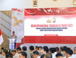 Buka Gelar Operasional Triwulan III, Kapolda Malut Tegaskan Penegakan Hukum  Harus Profesional