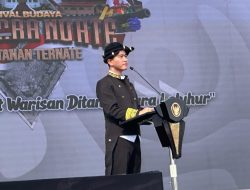 Legu Tara No Ate Resmi Dibuka Wapres RI, Sultan: Orang yang Mendiami Ternate Semua Berpijak di atas Budaya Ternate