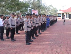 Tingkatkan Pelayanan Masyarakat, Polres Sula Kukukan Personel Pamapta
