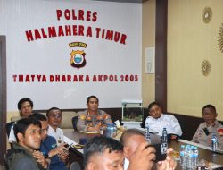 Pastikan Perayaan Natal Berjalan Aman, Polres Halmahera Timur Koordinasi Lintas Sektor