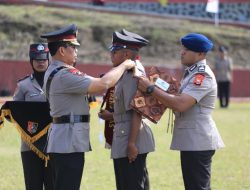 Kapolda Maluku Utara Lantik 128 Siswa Jadi Anggota Polri