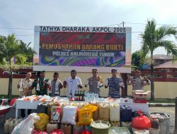Cegah Konflik, Polres Halmahera Timur Berhasil Ungkap 182 Kasus Peredaran Miras