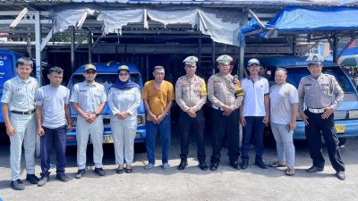 Jasa Raharja dan Satlantas Polres Ternate Lakukan Ramp Check di Angkutan Umum