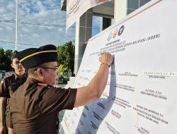 Komitmen Tolak KKN, Kejari Tidore Gelar Penandatangan Pencanangan WBBM