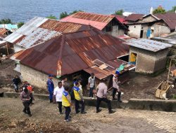 Plh Kapolres Ternate Gandeng BWS Malut Tinjau Banjir di Pulau Hiri