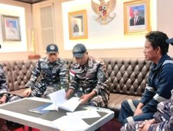 Tidak Ditemukan Unsur Pidana, Kapal Pengangkut Ori Nikel Dilepas Lanal Ternate