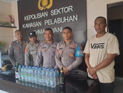 Polsek KP3 Ternate Sita Puluhan Miras Tanpa Pemilik di KM Al Sudais 21
