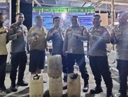 Operasi Ketupat 2026, Polsek Ternate Utara Sita Ratusan Liter Miras Ilegal