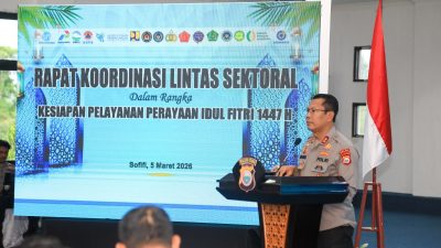 Kapolda Soroti Kenaikan Harga Mentimun dan Cabai di Maluku Utara