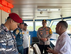 Kapolres Halmahera Timur Tinjau Pelabuhan Subaim Jelang Mudik Idulfitri 1447 Hijriah