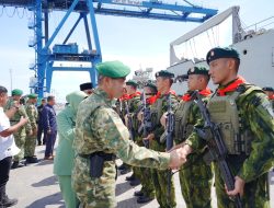 Danrem 152 Baabullah Bangga kepada Personel Satgas Yonif 732 Banau di Perbatasan