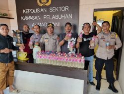 Penyelundupan Cap Tikus Jalur Laut Berhasil Digagalkan Polsek Ahmad Yani Ternate