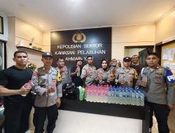 100 Botol Cap Tikus Tanpa Pemilik Digagalkan Polisi di Ternate