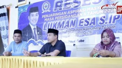 Reses: Lukman Esa Tampung Keluhan Warga di Pulau Gebe