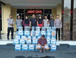 Polres Ternate Berhasil Mengungkap 1.200 Botol Cap Tikus dan Terduga Pelaku