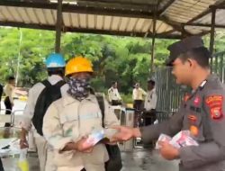 Temui Buruh IWIP, Polda dan Polres Halteng Ciptakan Suasana Baru di Hari May Day