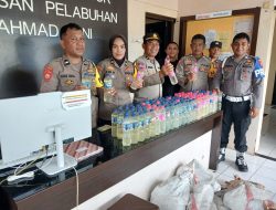 Polisi Gagalkan 216 Botol Cap Tikus dari Manado di Ternate