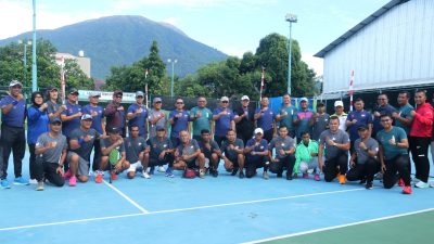 Turnamen Tenis Lapangan di Ternate Warnai Farewell Kasdam XV/Pattimura