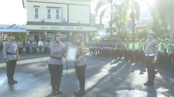 Berhasil Mengungkap Kasus Minuman Keras, Polsek KP3 Raih Penghargaan dari Kapolres Ternate