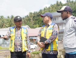 Penanganan Tanggap Darurat Bencana Banjir Sungai Ibu, Halbar oleh BWS Malut Segera Rampung