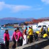 Polres Haltim Melaksanakan Aksi Pembersihan Pesisir Pantai dalam Rangka HUT ke-80 Bhayangkara