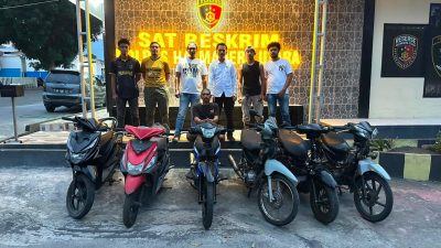 Polisi Tangkap Terduga Pelaku Curanmor dan Penganiayaan di Halmahera Utara