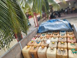 Tanpa Dokumen, Polsek Weda Tengah Gagalkan Penyelundupan 1,5 Ton BBM Jenis Pertamax