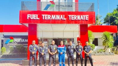 Pastikan Dokumen Perizinan Sesuai Regulasi, Stasiun PSDKP Ambon Mengunjungi Fuel Terminal Ternate