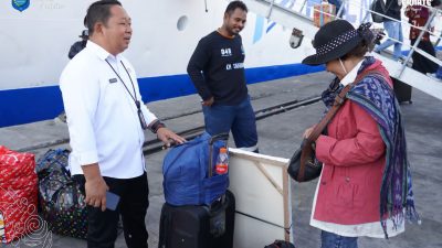 Sekda Kota Ternate Sambut Kedatangan Direktur Eksekutif JKPI dan Rombongan Delegasi