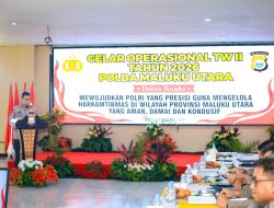 Kapolda Maluku Utara Apresiasi Jajaran Polres pada Gelar Operasional Triwulan II