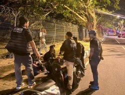 Cegah Tindak Pidana, Tim Unit Reaksi Cepat Resmob Ditreskrimum Polda Maluku Utara Laksanakan Operasi