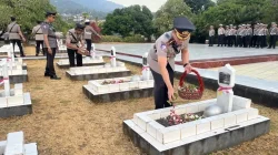 Ziarah ke TMP Banau Ternate, Dirlantas Polda Maluku Utara: Tugas Kita Sekarang adalah Meneruskan