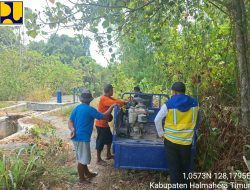 BWS Maluku Utara Menyelamatkan 60 Hektar Lahan Sawah Terdampak Kekeringan di Halmahera Timur