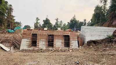 Pastikan Selesai Tepat Waktu, BWS Maluku Utara Tinjau Pengendali Sedimen Kastela