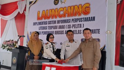 ISI-PELITA LPKA Anak Ternate Diluncurkan, Kanwil Ditjenpas: Sangat Penting Transformasi Perpustakaan Digital