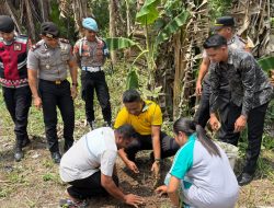 Melalui Program Green Policing, Polres Halmahera Timur Dukung Pelestarian Lingkungan