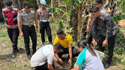 Melalui Program Green Policing, Polres Halmahera Timur Dukung Pelestarian Lingkungan