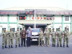 Dukung Pelaksanaan Tugas Satuan, PT IWIP Serahkan Mobil Operasional Kodam XXVIII/MKR